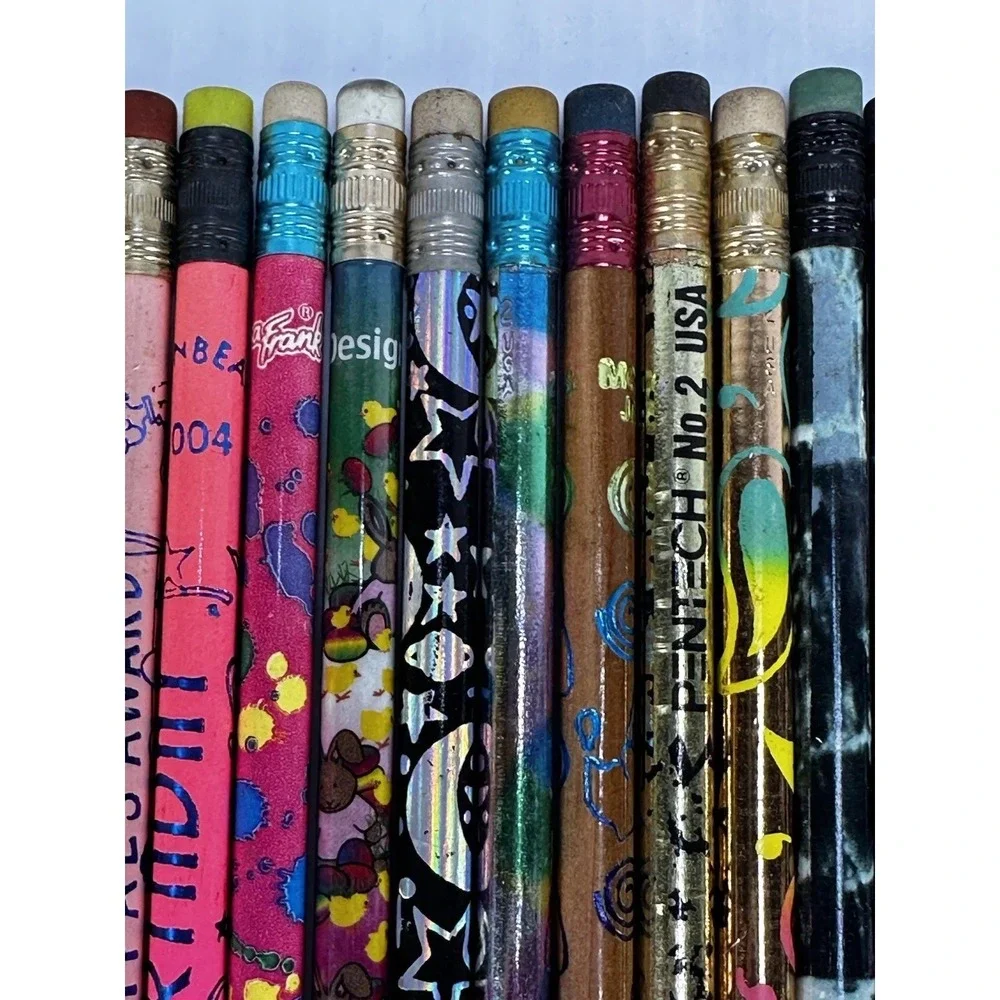 Lot 27 Vintage 90s Pencils‎ Micky Mouse Foil Unicorn Magic Moonbeams USA